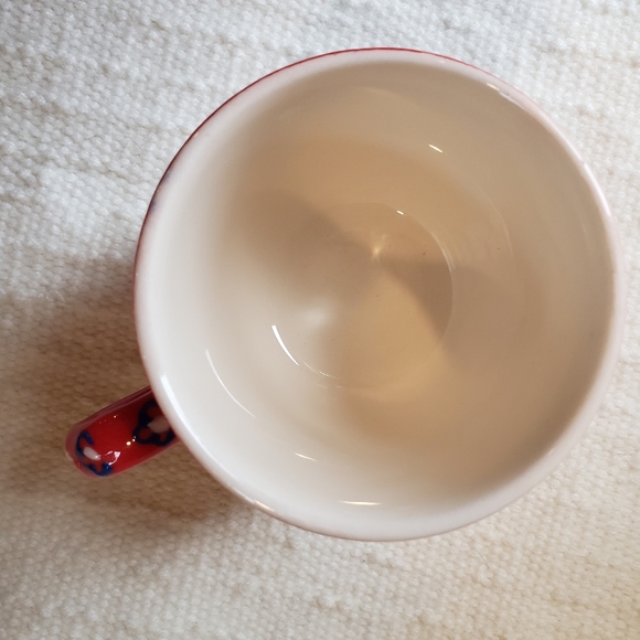 Red Painted Turkish Mug - Picture 5 of 9